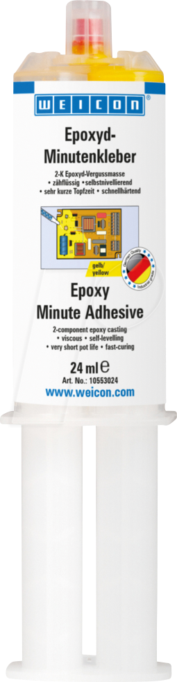 Thumbnail - WEICON 10553024 - Epoxid Minutenkleber, gelb, 24 ml