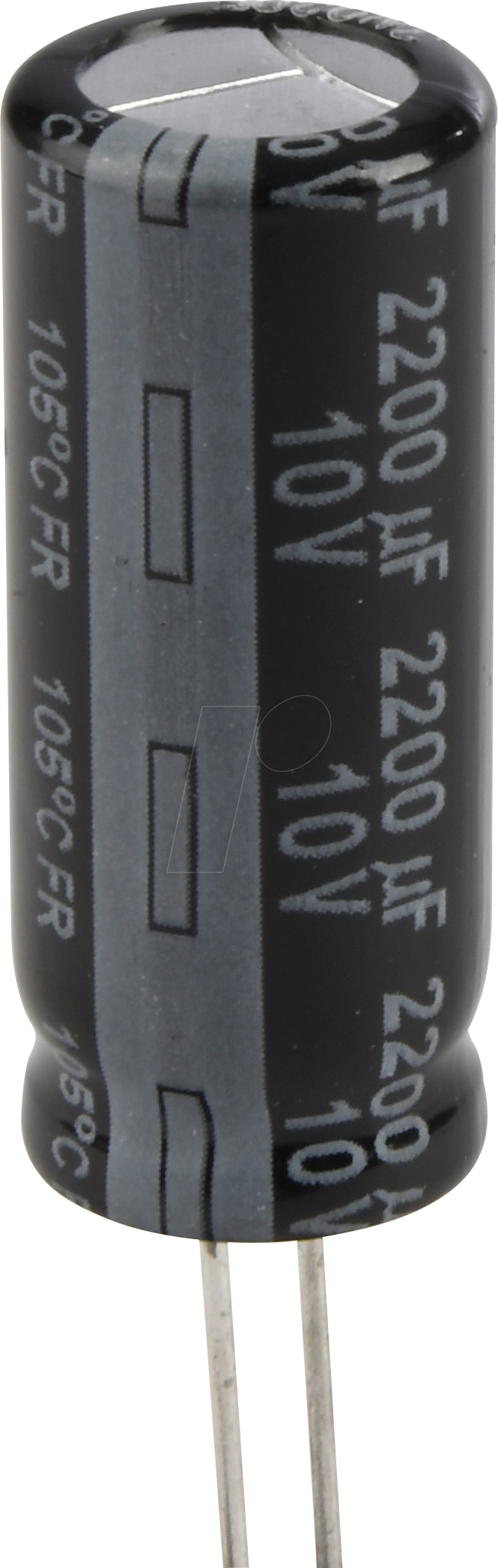 FR-A 2200U 10 - Elko radial, 2.200µF, 10V, 105°C, low ESR