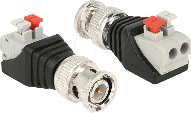 DELOCK 65525 - BNC Stecker > Terminalblock 2 Pin
