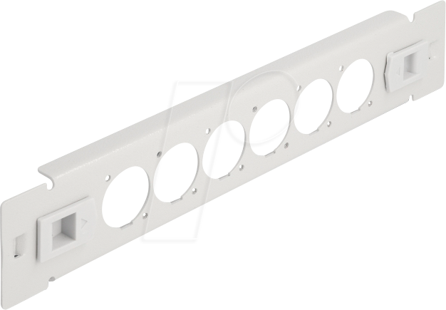 DELOCK 66901 - 10'' D-Typ Patchpanel 6 Port werkzeugfrei grau