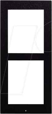 2N 9155022B - Frontblende für 2N Aufputzrahmen, schwarz, 2-fach