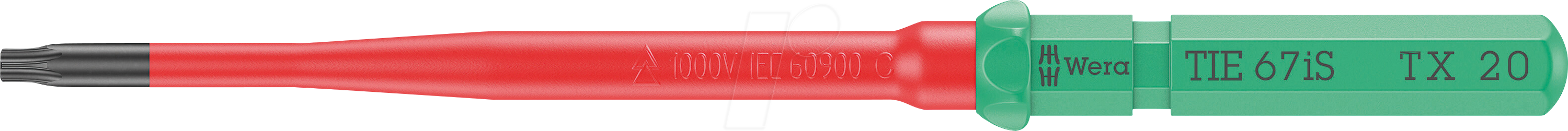 WERA 05006541001 - Wechselklinge Kraftform Kompakt VDE 67 iS, TORX (TX), 20