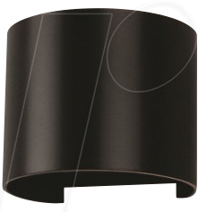 VT-217081 - Wandleuchte, 6 W, 700 lm, 3000 K, schwarz, IP65