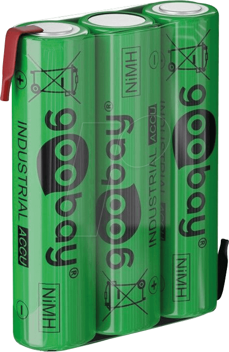 GOOBAY 55581 - NiMh Akku, AAA (Micro), 800 mAh, 3er-Pack