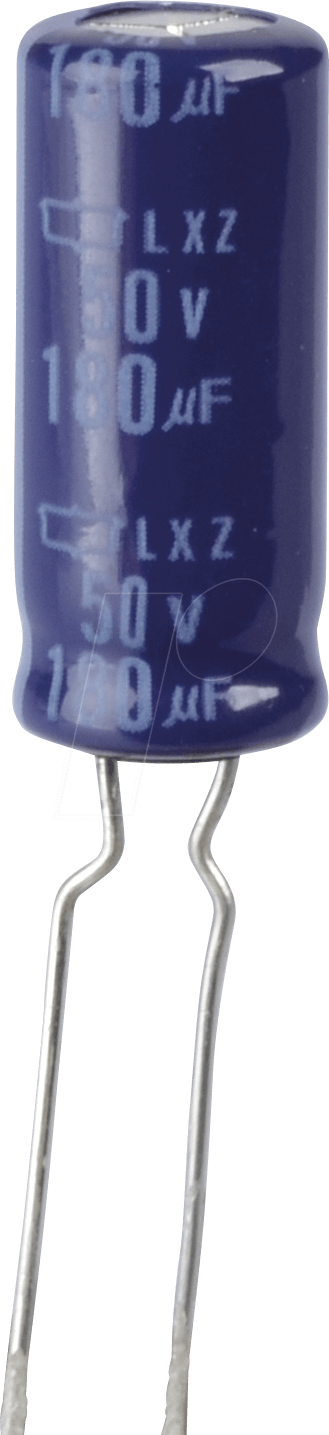 RAD LXZ 50/180B - ELKO, 180µF, 50V, 105°C