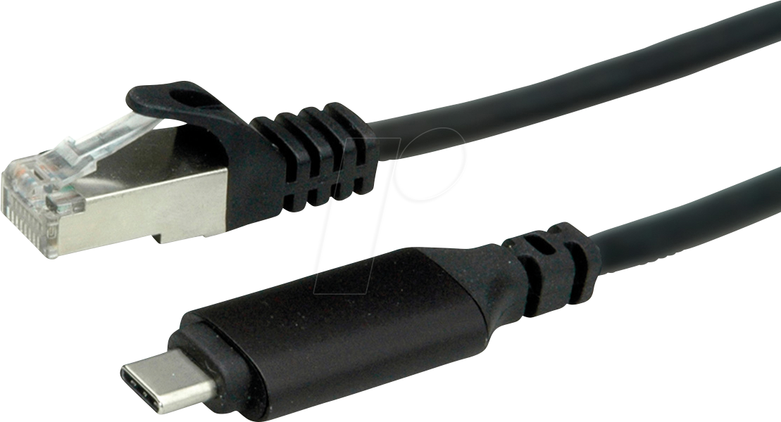 ROLINE 12021169 - Netzwerkadapter, Kabel, USB Typ-C, Gigabit Ethernet, 5 m