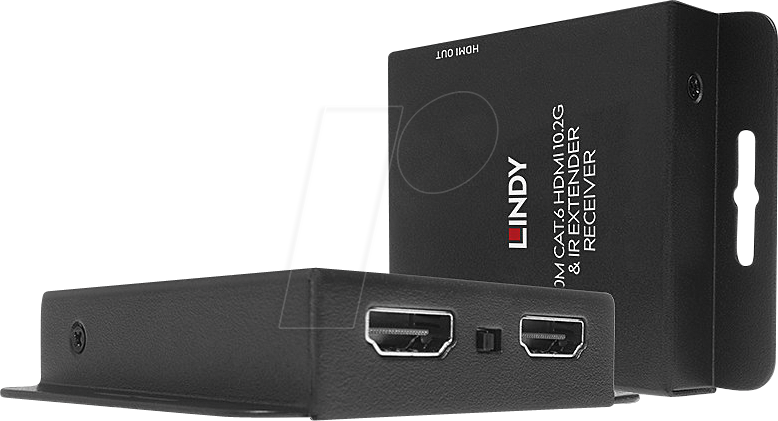 LINDY 38208 - HDMI Extender, 4K 30 Hz, IR, PoC, Loop Out, Cat.6 70 m