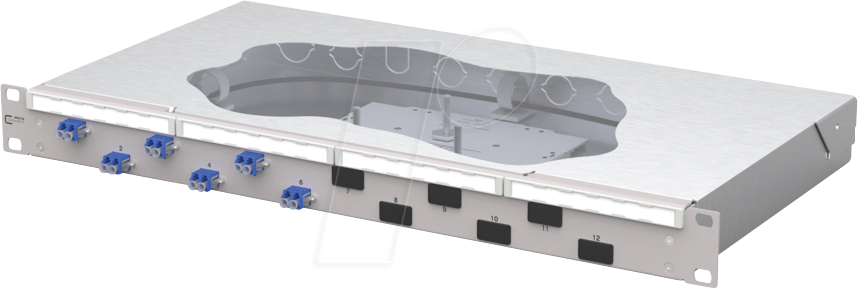 BTR 1504597406-F - OpDAT 19'', 1HE LWL-Patchfeld, 6x LC-D, OS2