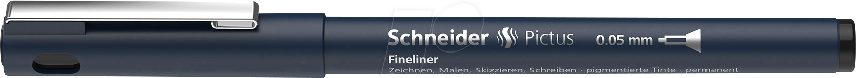 SCHNEIDER 197001 - Fineliner, 0,05 mm, schwarz