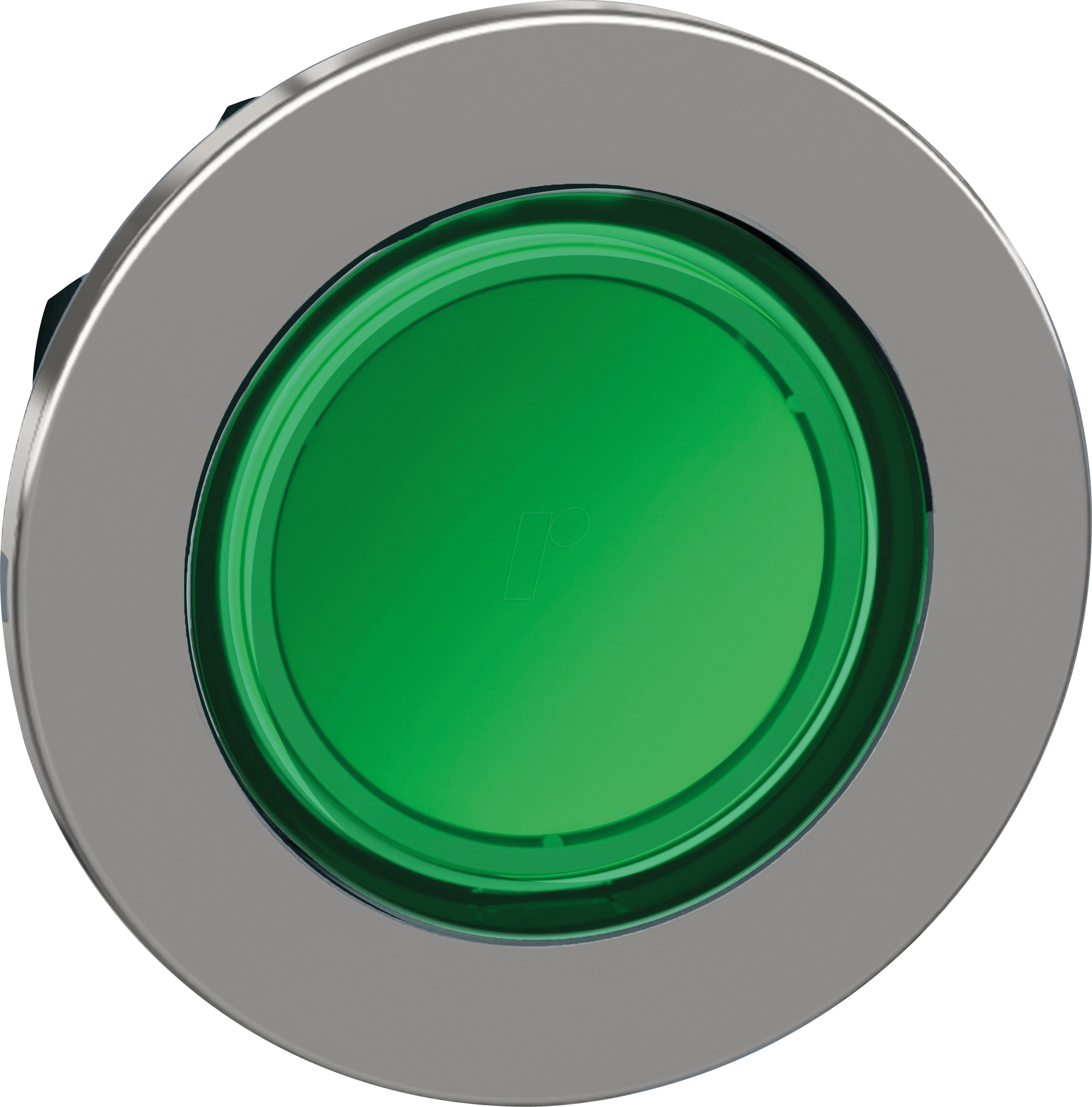 ZB4FW333 - Frontelement Leuchtdrucktaster ZB4F Ø 30,5mm, grün, nicht rasten