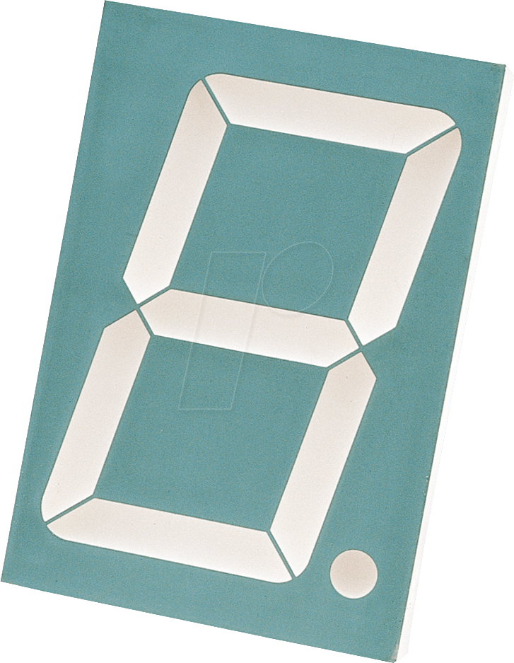 SC 23-12 RT - 7-Segment-Anzeige, rot, 56,9mm, gem. Kathode