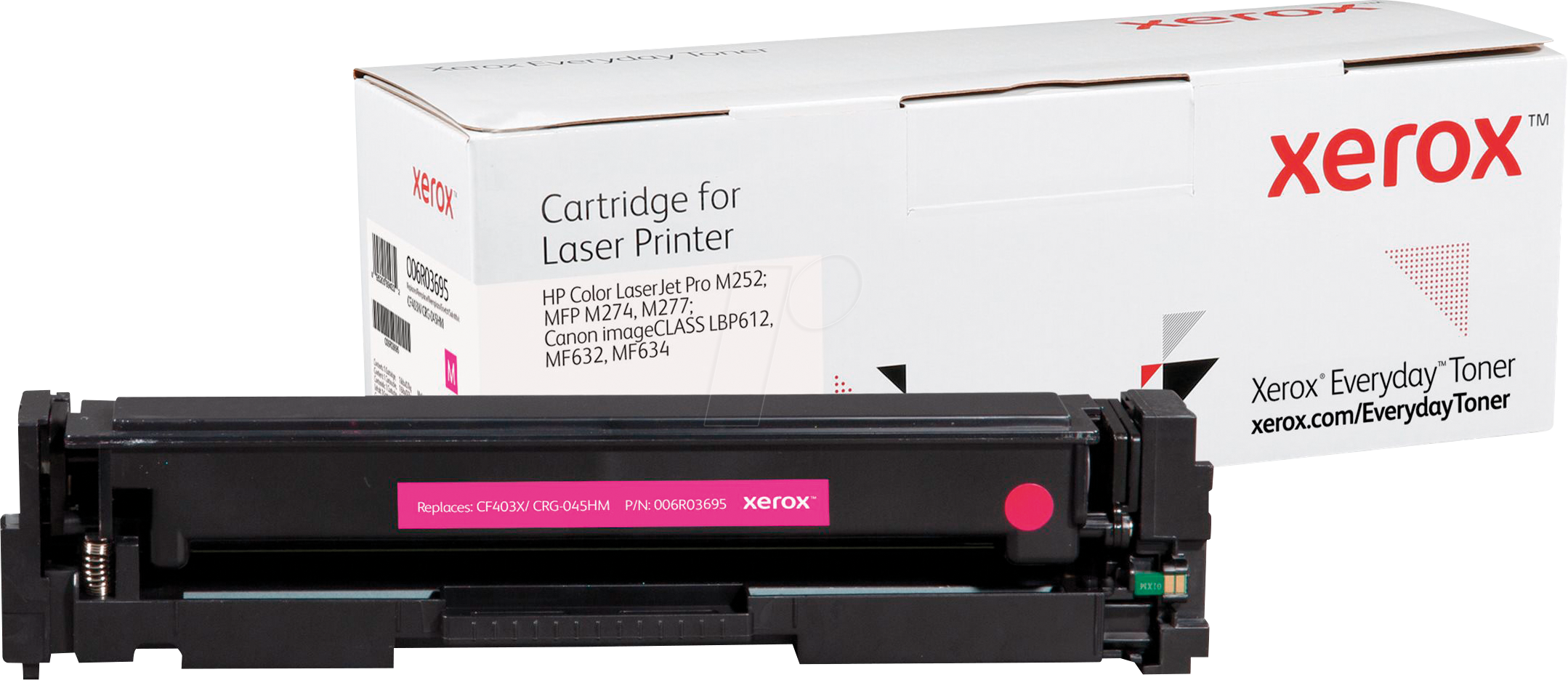 Thumbnail - XEROX 006R03695 - Toner, magenta, 201X, rebuilt, HP