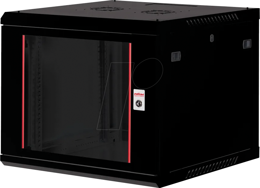 Thumbnail - ROLINE 26210290 - 19'' Wandgehäuse, 9HE, 600mm Tiefe, schwarz