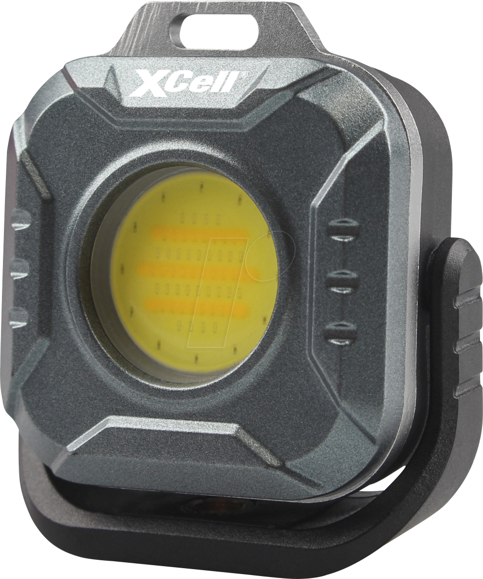 XCELL 150833 - LED-Arbeitsleuchte, Cube, Akku, schwarz