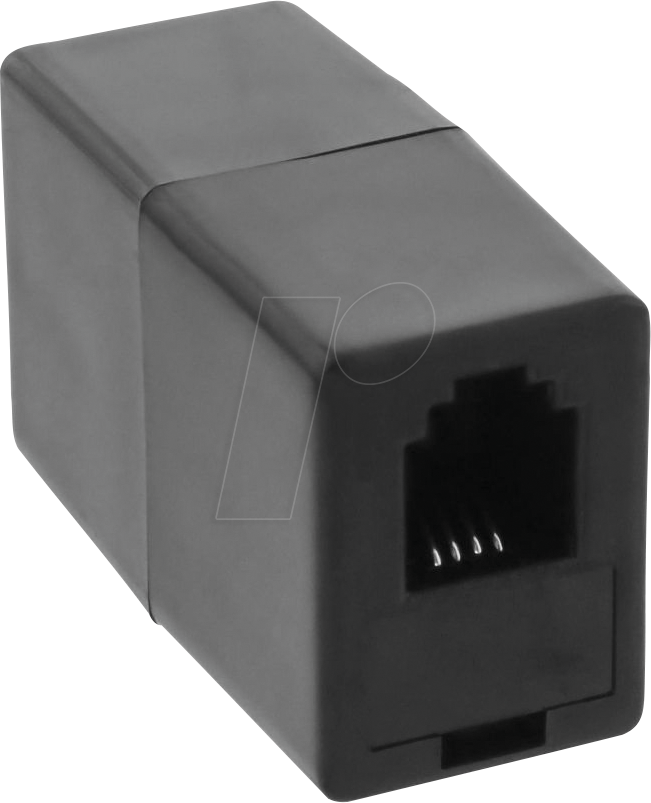 INL 69999E - Modular Kupplung, RJ10 4P4C Buchse / Buchse