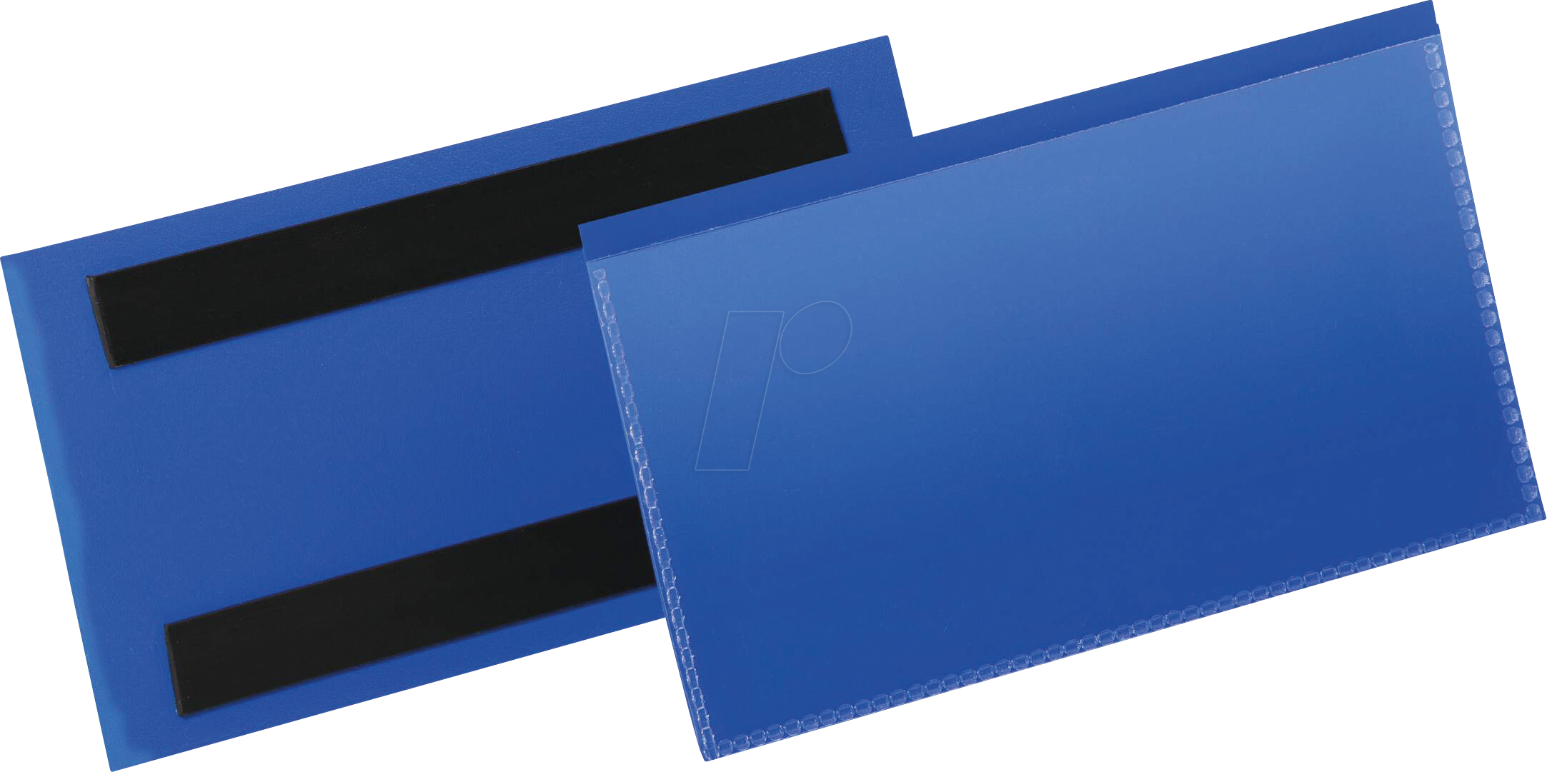 DURABLE 174207 - Etikettentasche, magnetisch, 150x67mm, blau, 50 Stück