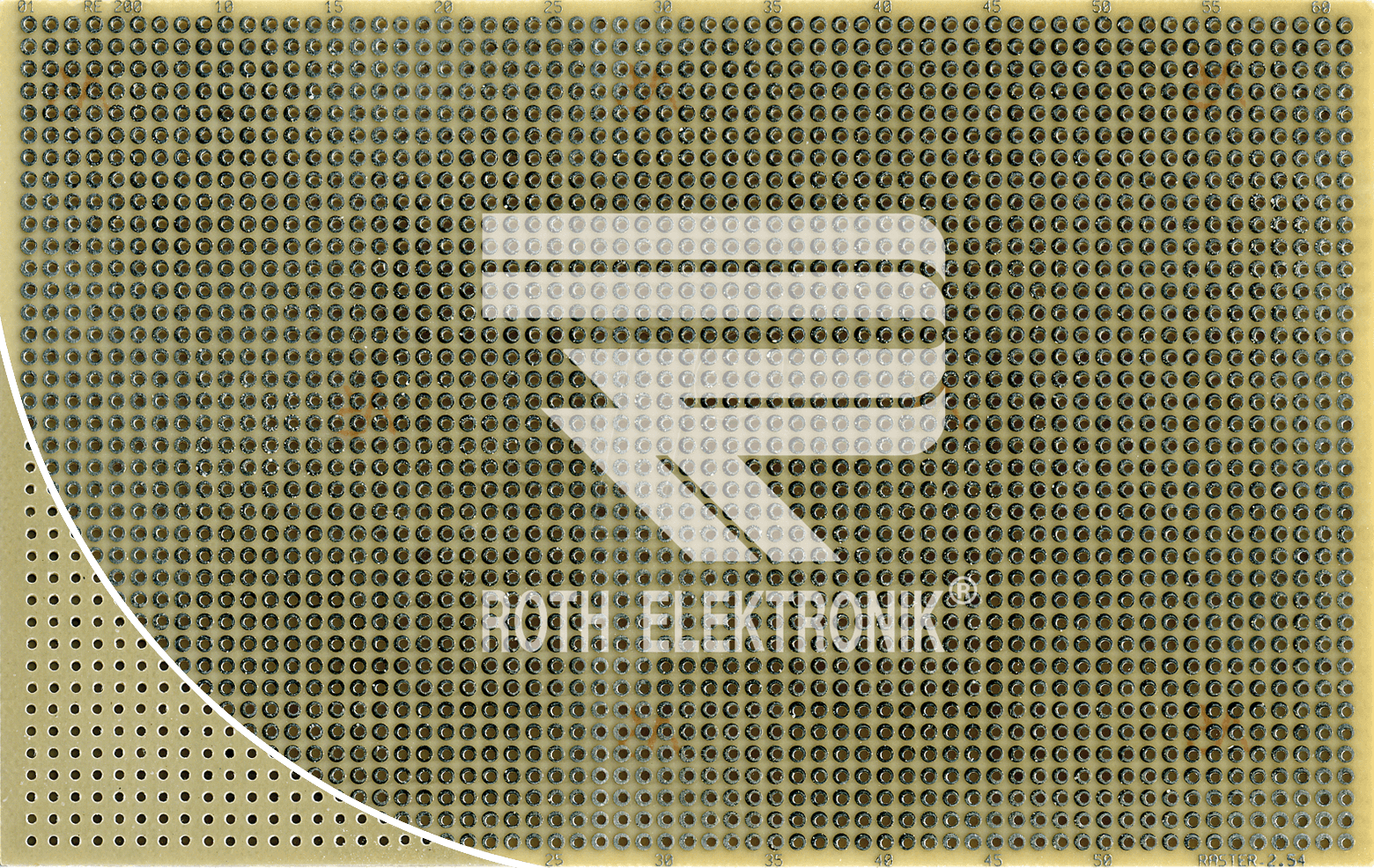 RE 200-C3 - Laborkarte CEM3 RM 2,54 mm 38 x 61 Lötinseln