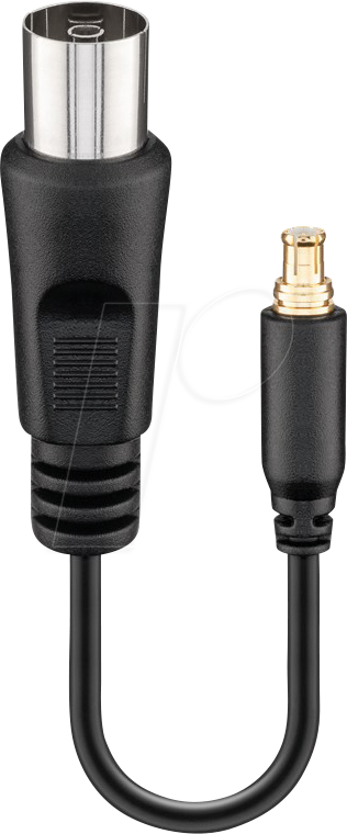 Thumbnail - KA KK-MCX - Antennenadapter, IEC-Kupplung, MCX-Stecker, 0,1 m