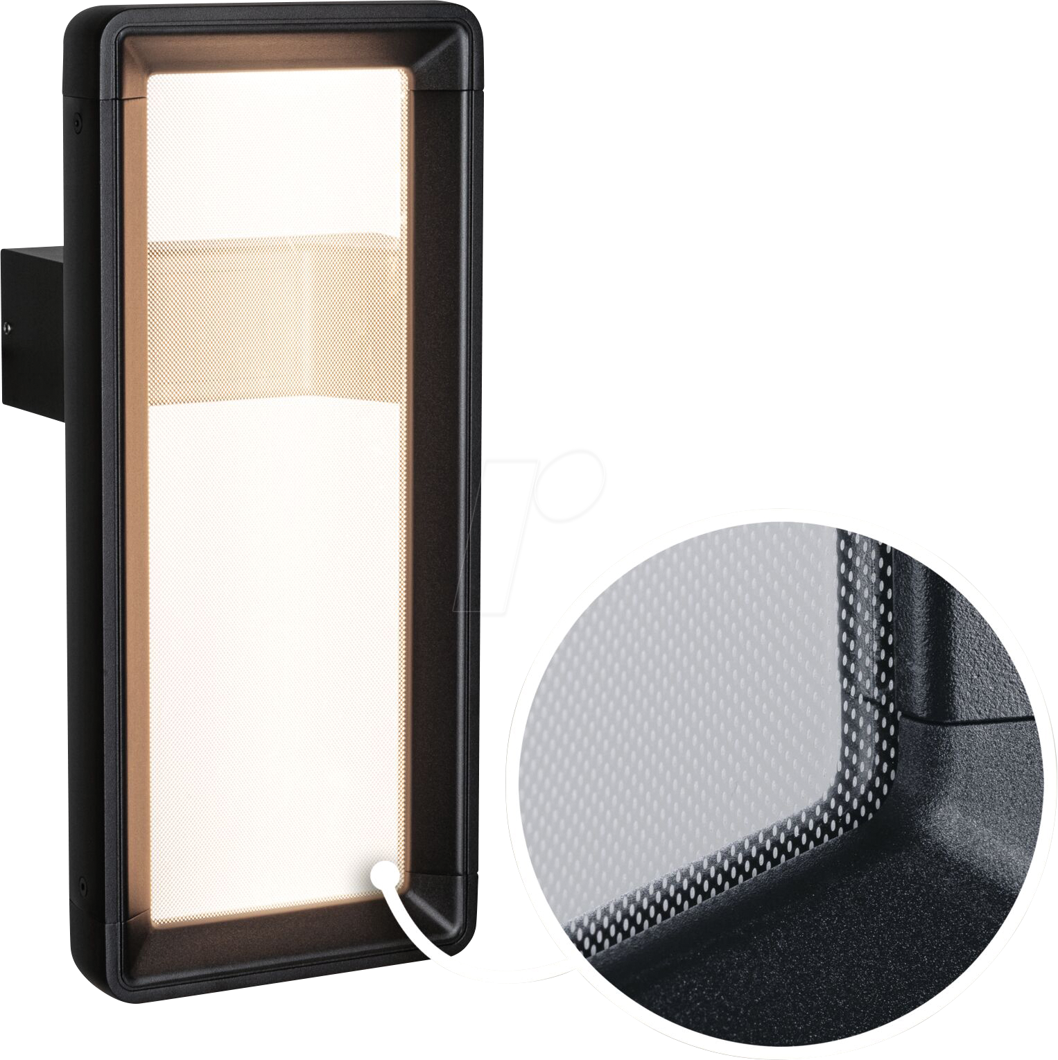 PLM 93109 - Außenwandleuchte Reana, 3 W, 130 lm, 3000 K, anthrazit