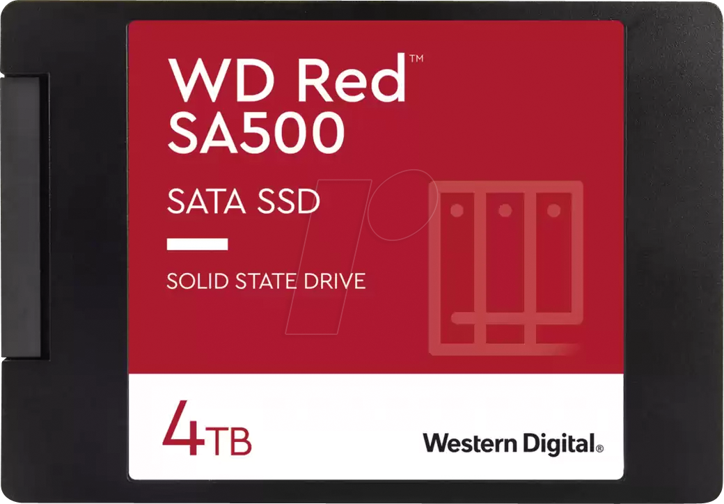 Thumbnail - WDS400T2R0A - WD RED SA500 NAS SATA SSD 4TB