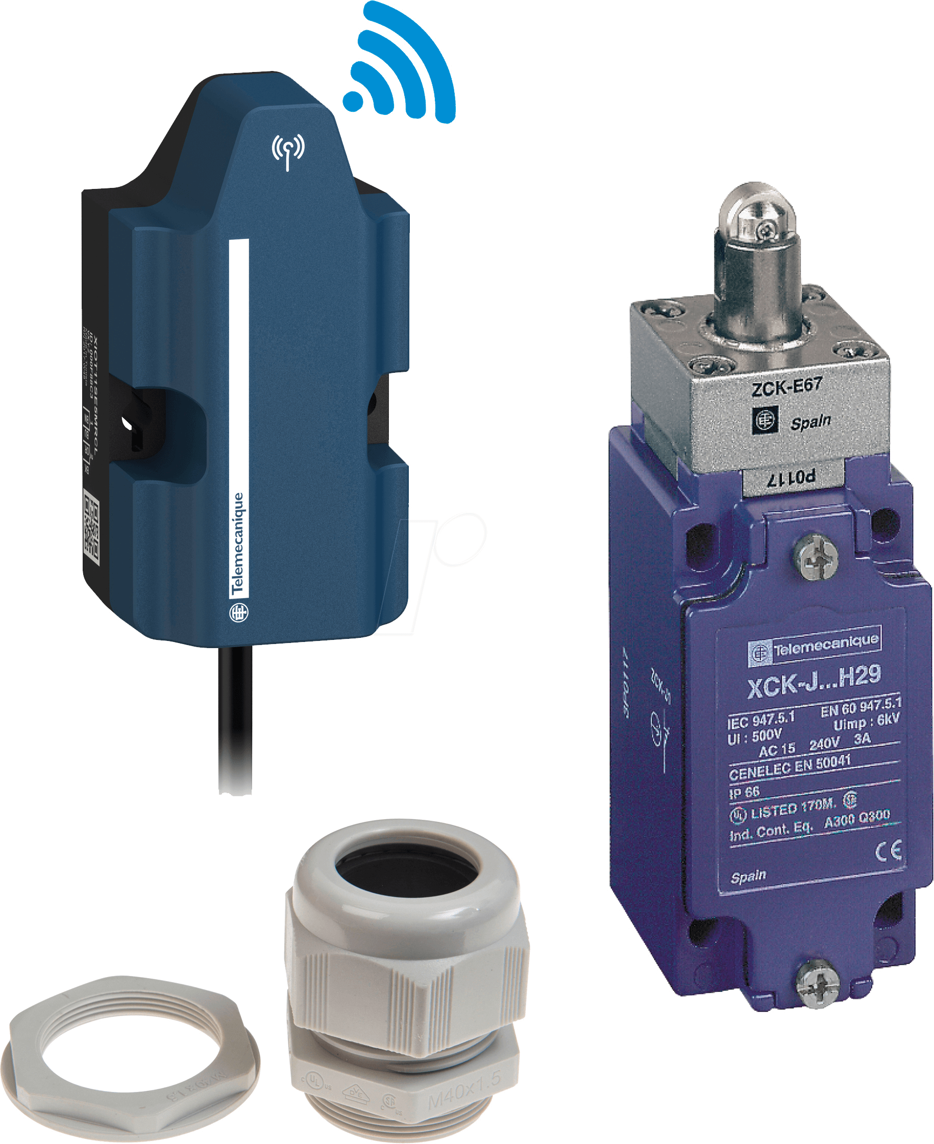 XIOT BUNDLE 2 - Cloud-Sensor + Endschalter Metall, Rollenstößel, Komplett-Set