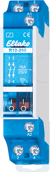 R12-200-230V - Schaltrelais - 2 Schließer, 230V