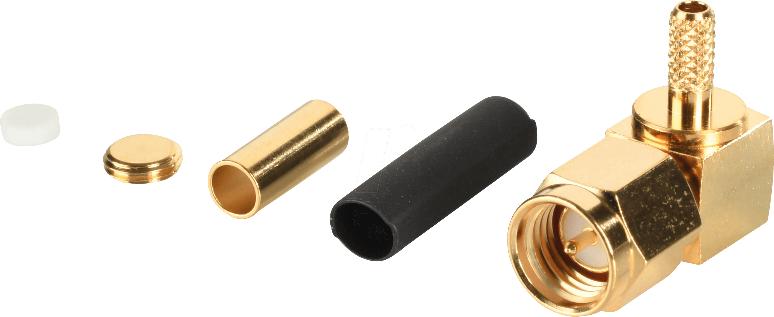 SMA ST W - SMA-Steckverbinder für RG 174, Crimpvers, Gew.