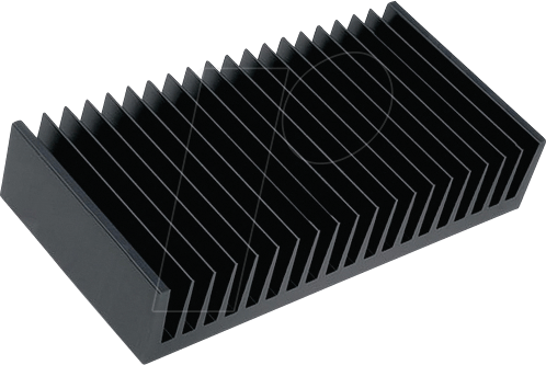 SK 81/50/SA - Kühlkörper, 50 mm, Alu, 3 K/W