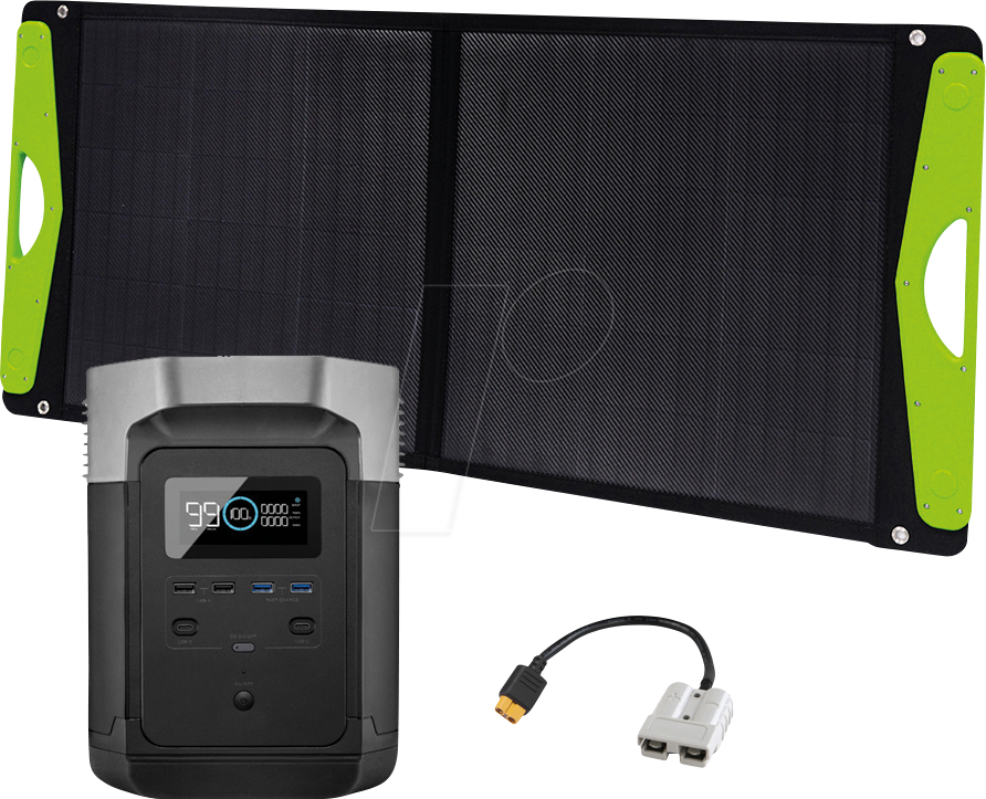 OFF 4-01-0142701 - Solarsystem, EcoFlow Delta EU + Offgridtec® Hardcover-Solartasch
