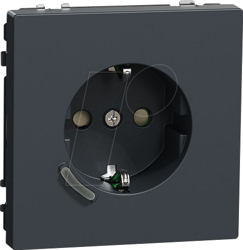 WISER 2380-6034 - Steckdose, 1-fach, anthrazit, matt, Zigbee