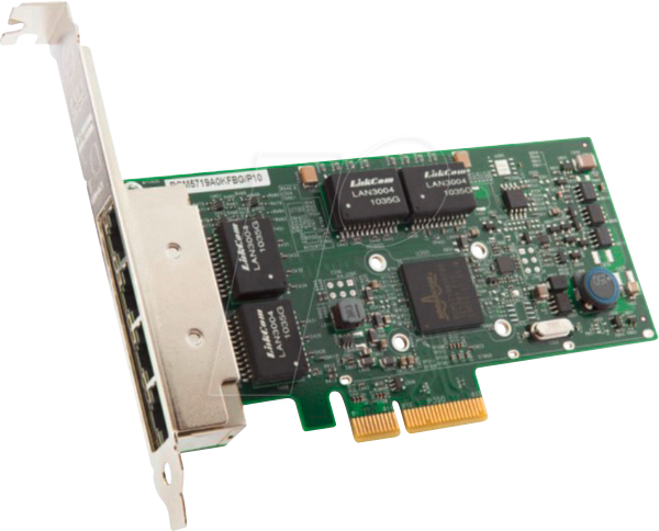 BROAD BCM5719-4P - Netzwerkkarte, PCIe, Gigabit Ethernet, 4x RJ45
