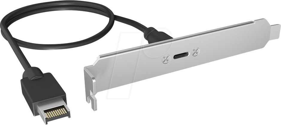 ICY IB-AC553 - Slotblech USB-C zu USB-E