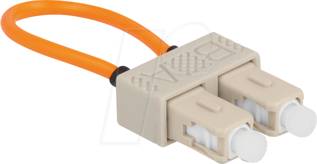 DELOCK 86921 - LWL Loopback Adapter, SC / OM1, Multimode, beige