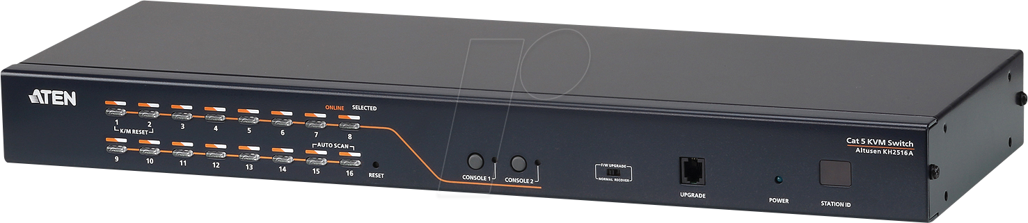 ATEN KH2516A - 16-Port KVM Switch über Cat.5, VGA, PS/2, USB