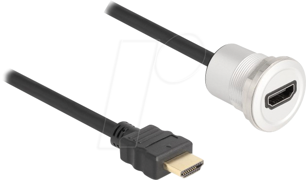 DELOCK 88180 - HDMI-Kabel, A/M zu A/M, 8K/60 Hz, Einbau, 30 cm
