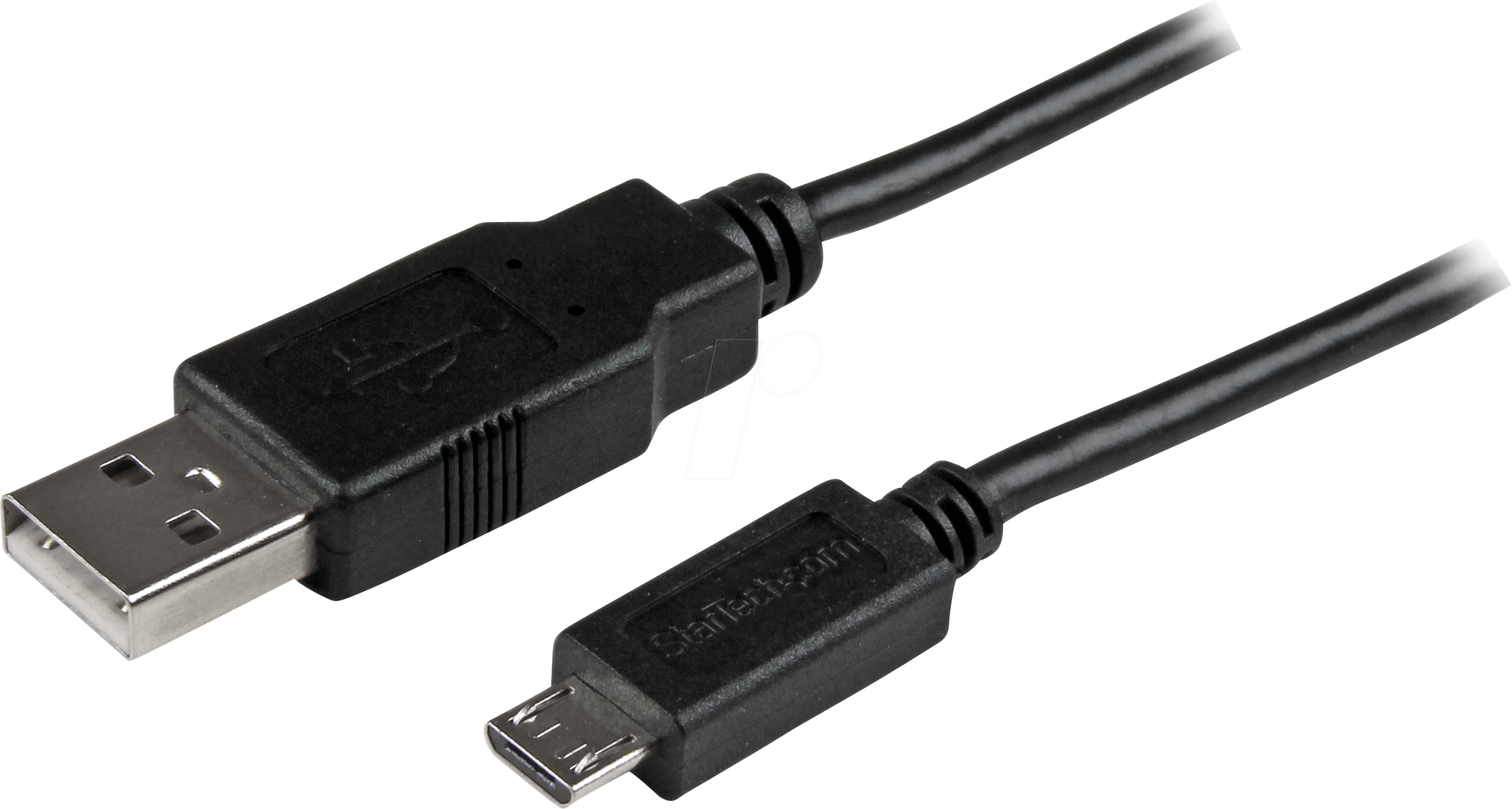 ST USBAUB15CMBK - Sync- & Ladekabel, USB-A > Micro-B, 0,15 m, schwarz