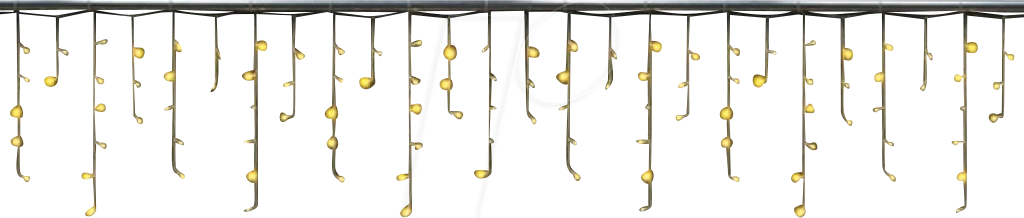 CS-4X0.624VUW - LED-Lichtvorhang, 4 x 0,6 m, 144 LEDs, warmweiß, 230 V