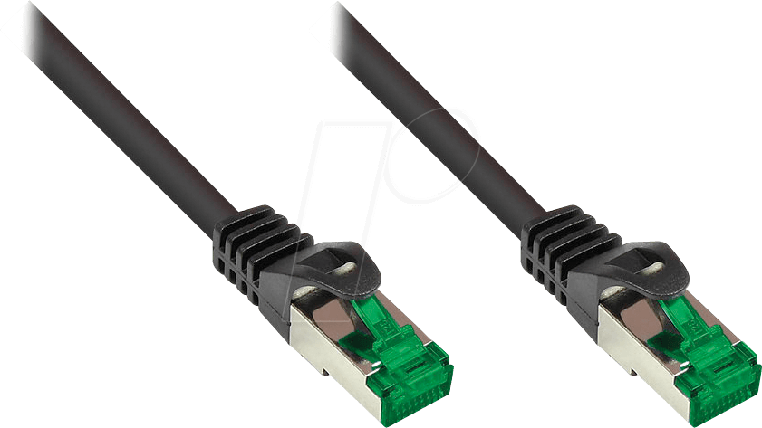 GC 8062-H020S - Cat.6a Outdoor-Patchkabel 2 m, schwarz