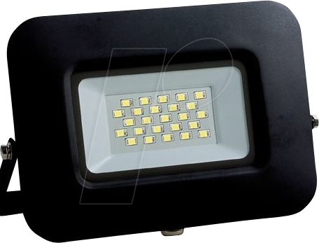OPT FL5880 - LED-Flutlicht, 10 W, 850 lm, 6000 K, slim, schwarz, IP65