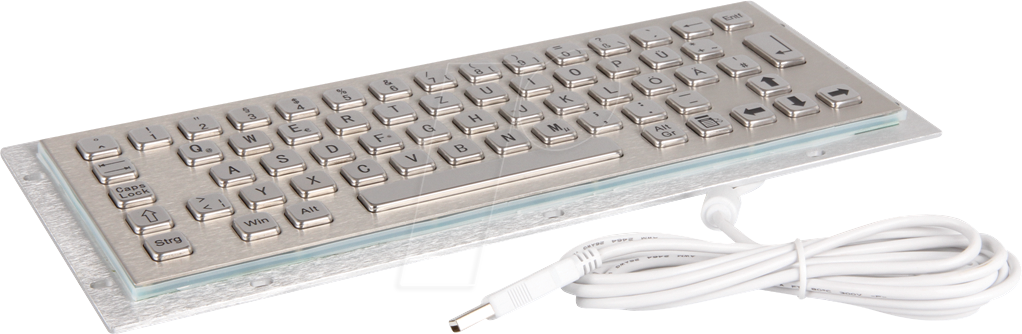 IPC-TASTATUR-01 - Industrie-Tastatur, USB, IP65, zum Einbau