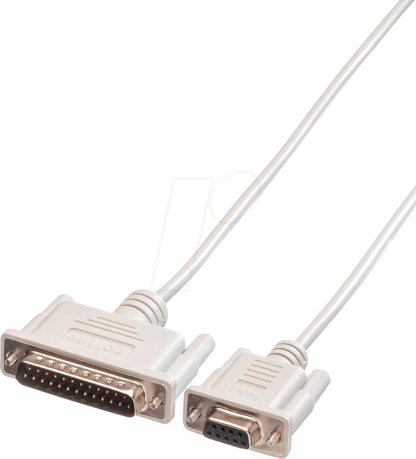 ROLINE 11014618 - D-SUB Druckerkabel, 9-pol./25-pol., Buchse/Stecker, 1,8 m