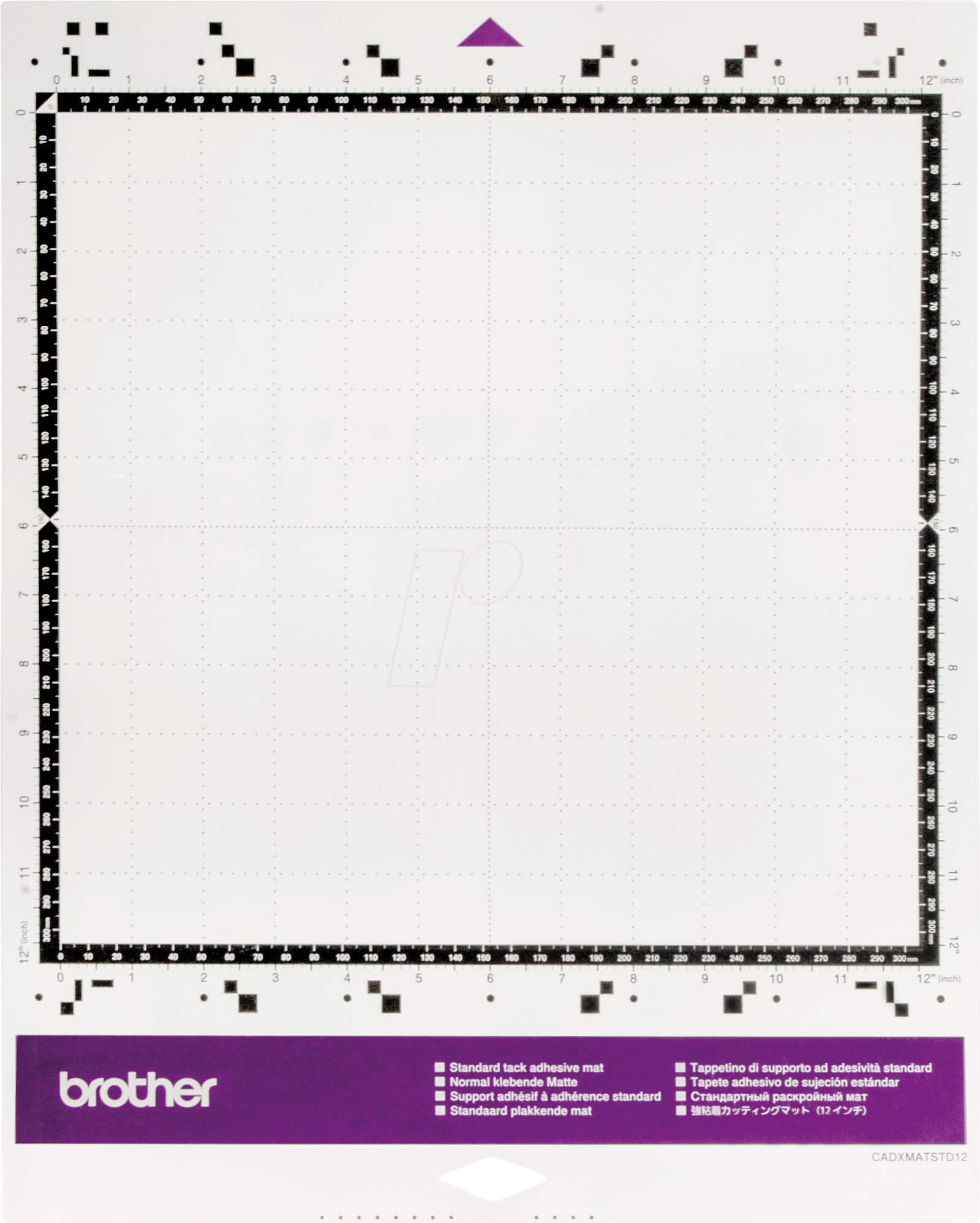 BRO CADXMATSTD12 - Schneidematte, standard klebend, 305 mm x 305 mm