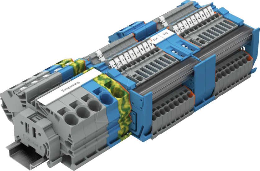 WAGO 821-108 - TOPJOB®S-Hauptverteiler-Set mit Betätigungsöffnung und Drücker