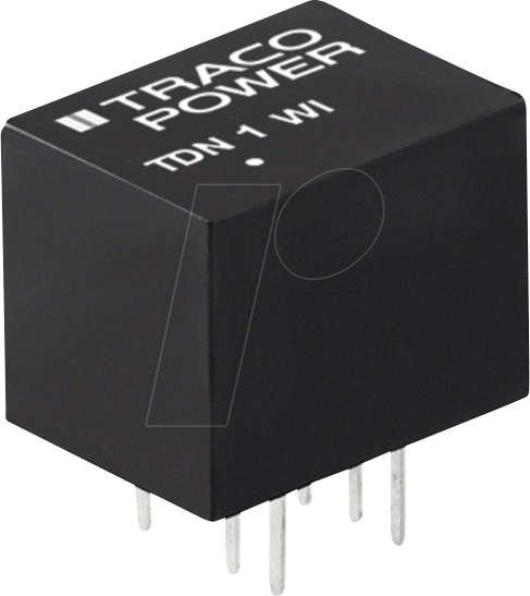 TDN 1-1211WI - DC/DC-Wandler TDN 1WI, 1 W, 5 V, 200 mA, DIL-8