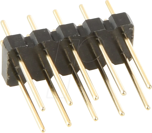 Thumbnail - W+P 952-13-010-2 - Stiftleiste RM 2,54mm, gerade, 2-reihig, 10-polig