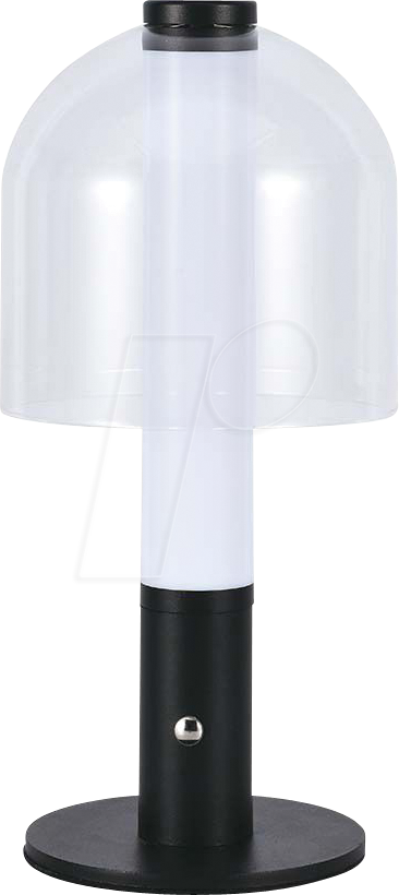 VT-7988 - Akku LED Tischlampe, 100 lm, 3000 K, 1800 mAh, schwarz/transpare