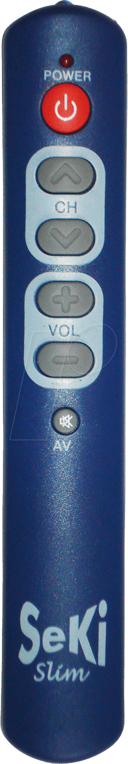 SEKI SLIM BL - lernfähige Universalfernbedienung, blau