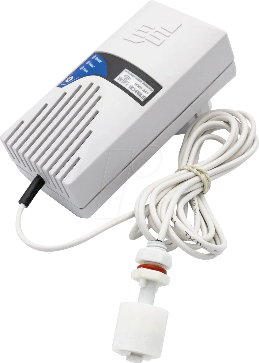 SCHABUS 500241 - Smart Wassermelder mit Schwimmerschalter