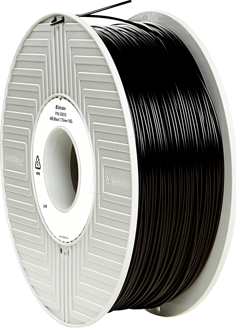 VERBATIM 55026 - Filament, ABS, schwarz, 1,75 mm, 1 kg