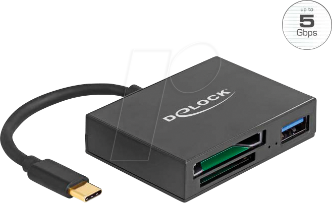 DELOCK 91711 - Card Reader, extern, XQD-/SD-Speicherkarten